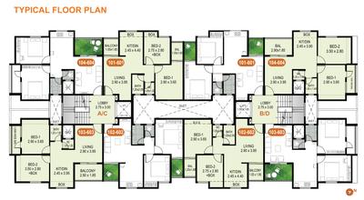 Project Image of 0.0 - 600.0 Sq.ft 2 BHK Apartment for buy in Shriram Residency