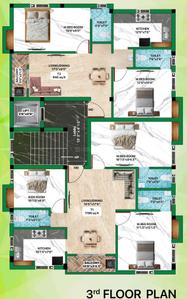 Project Image of 0.0 - 1176.0 Sq.ft 3 BHK Apartment for buy in BC Serene