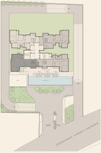Project Image of 2600.0 - 3200.0 Sq.ft 4 BHK Apartment for buy in Prisma By Oberoi Realty