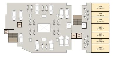 Project Image of 276.85 - 388.68 Sq.ft 1 BHK Apartment for buy in Manvay Residency
