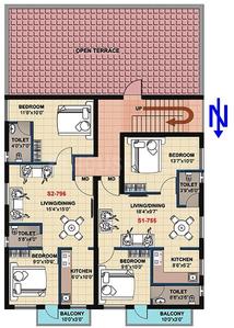 Project Image of 740.0 - 808.0 Sq.ft 2 BHK Apartment for buy in SVVD Silver Bloom