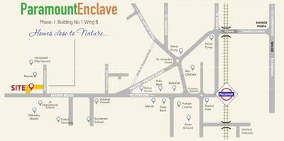 Project Image of 216.0 - 572.0 Sq.ft 1 RK Apartment for buy in Paramount Enclave Phase 1