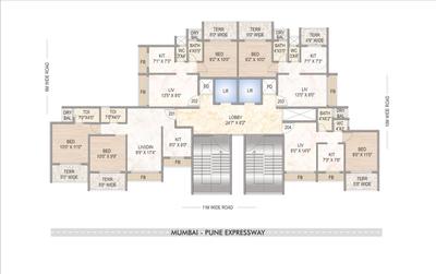 Project Image of 0.0 - 1100.0 Sq.ft 2 BHK Apartment for buy in Goodwill Pride