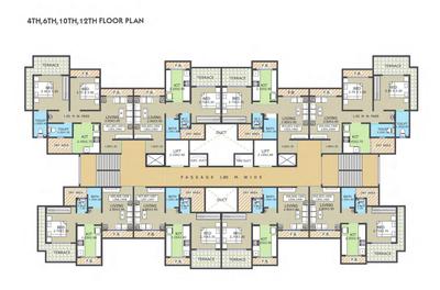 Project Image of 760.0 - 764.0 Sq.ft 2 BHK Apartment for buy in Sai Srushti