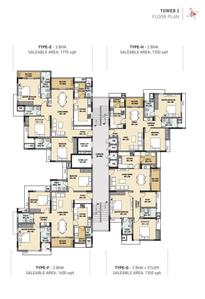 Project Image of 1250.0 - 1770.0 Sq.ft 2 BHK Apartment for buy in Artech Metropolis