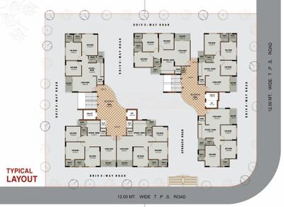 Project Image of 836.89 - 853.04 Sq.ft 3 BHK Apartment for buy in J J Neelkanth Flora