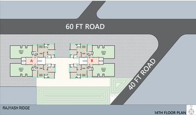 Project Image of 861.22 - 1040.0 Sq.ft 3 BHK Apartment for buy in Rajyash Ridge