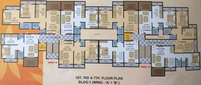 Project Image of 184.0 - 1076.0 Sq.ft 1 BHK Apartment for buy in Gauri Vinayak Shubham Paradise ABCDEF Wing