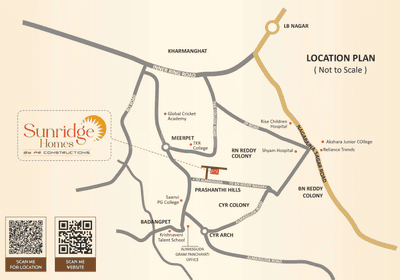 Project Image of 1200.0 - 1800.0 Sq.ft 2 BHK Apartment for buy in PR Constructions Sunridge Homes