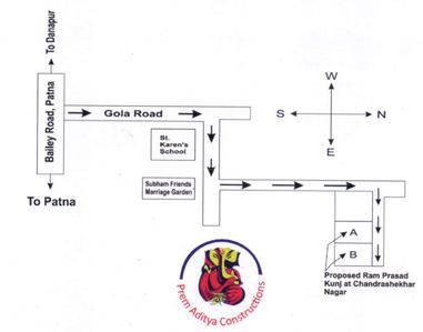 Prem Ram Prasad Kunj Location Plan 1