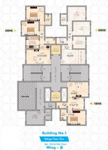 Project Image of 408.92 - 795.0 Sq.ft 1 BHK Apartment for buy in GP Complex Building No 1