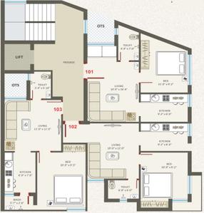 Project Image of 306.0 - 338.0 Sq.ft 1 BHK Apartment for buy in Maruti Palace B