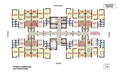 Project Image of 872.0 - 1353.0 Sq.ft 2 BHK Apartment for buy in Nanded Asawari