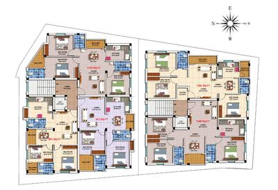 Project Image of 857.0 - 1390.0 Sq.ft 2 BHK Apartment for buy in Mithuns Janani Dhanalakshmi