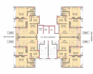 Project Image of 856.0 - 2981.0 Sq.ft 2 BHK Apartment for buy in Palm Amore