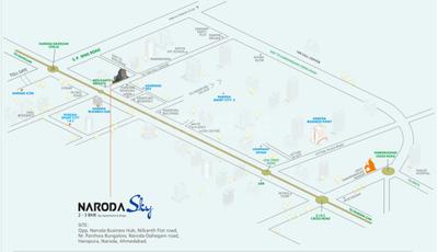 Project Image of 502.24 - 765.85 Sq.ft 2 BHK Apartment for buy in Nirgun Naroda Sky