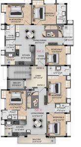 Project Image of 1539.0 - 1613.0 Sq.ft 3 BHK Apartment for buy in RR Harmony
