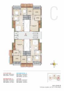 Project Image of 937.54 - 959.06 Sq.ft 3 BHK Apartment for buy in Shanti Priyam