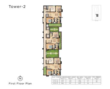Project Image of 1189.0 - 1474.0 Sq.ft 2 BHK Apartment for buy in PRM Bonani