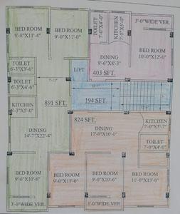 Project Image of 403.0 - 898.0 Sq.ft 1 BHK Apartment for buy in Anumans Ritika Tower 11