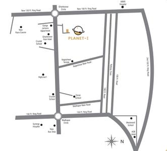 Project Image of 0.0 - 408.17 Sq.ft 2 BHK Apartment for buy in Kalpesh Planet I