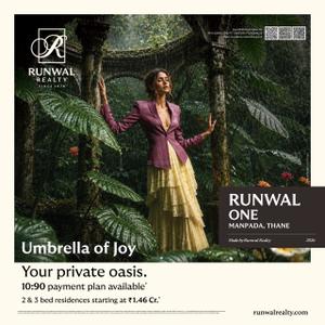 Project Image of 441.0 - 1277.0 Sq.ft 1 BHK Apartment for buy in Runwal One