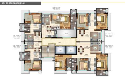 Project Image of 0.0 - 907.0 Sq.ft 3 BHK Apartment for buy in Poddar Sheel Enclaves