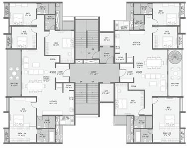 Project Image of 925.0 - 3920.0 Sq.ft 1 BHK Apartment for buy in Dream World Phase I