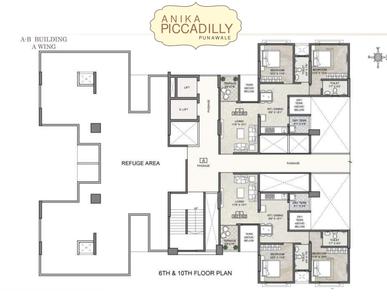 Project Image of 572.64 - 596.86 Sq.ft 2 BHK Apartment for buy in Arun Anika Piccadilly Phase 1