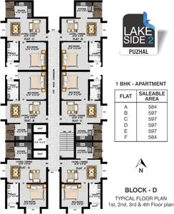 Project Image of 584.0 - 1626.0 Sq.ft 1 BHK Apartment for buy in Sugal And Damani Lake Side Phase 2