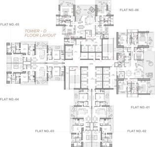 Project Image of 830.0 - 1322.0 Sq.ft 2 BHK Apartment for buy in Omkar Alta Monte