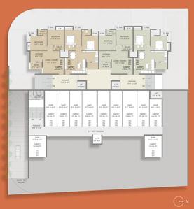 Project Image of 553.05 - 658.97 Sq.ft 2 BHK Apartment for buy in Shree Silver Space