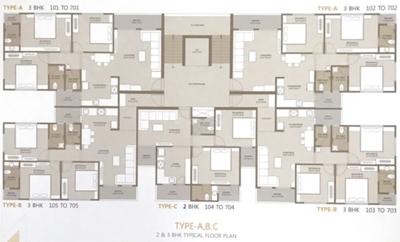 Project Image of 0.0 - 742.0 Sq.ft 2 BHK Apartment for buy in Shree Siddhivinayak Maple Vista
