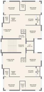 Project Image of 0.0 - 790.0 Sq.ft 3 BHK Apartment for buy in Shyam Asopalav Heaven