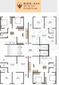 Project Image of 521.62 - 556.17 Sq.ft 2 BHK Apartment for buy in Radhe Heaven Landmark