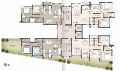 Project Image of 1043.0 - 1290.0 Sq.ft 2 BHK Apartment for buy in Millennium Towers
