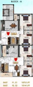 Project Image of 878.0 - 1634.0 Sq.ft 2 BHK Apartment for buy in SKB Fantastic