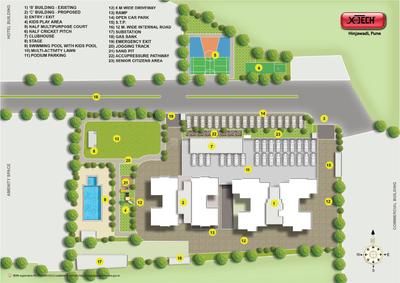Project Image of 0.0 - 681.0 Sq.ft 2 BHK Apartment for buy in Vascon Xotech Phase 2