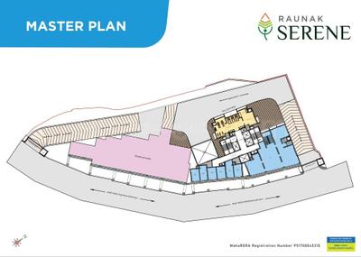 Project Image of 360.0 - 738.29 Sq.ft 1 BHK Apartment for buy in Raunak Serene