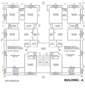 Project Image of 1547.74 - 1689.1 Sq.ft 4 BHK Apartment for buy in Globcon Optima