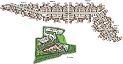 Project Image of 300.0 - 713.0 Sq.ft 1 RK Apartment for buy in Pashmina Brookwoods