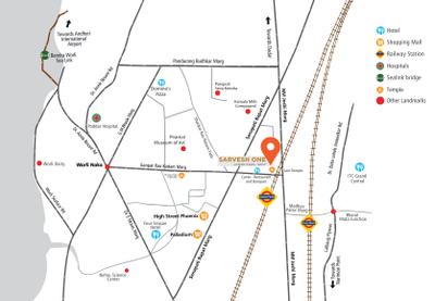 Project Image of 412.0 - 590.0 Sq.ft 1 BHK Apartment for buy in Sarvesh One