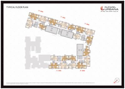 Project Image of 0.0 - 595.0 Sq.ft 2 BHK Apartment for buy in Ruparel Urbana