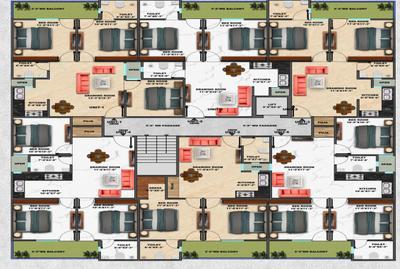 Project Image of 1020.0 - 2050.0 Sq.ft 2 BHK Apartment for buy in Lucky Antalya Heights
