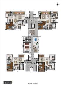 Project Image of 2167.0 - 2944.0 Sq.ft 3 BHK Apartment for buy in Radiance Platinum