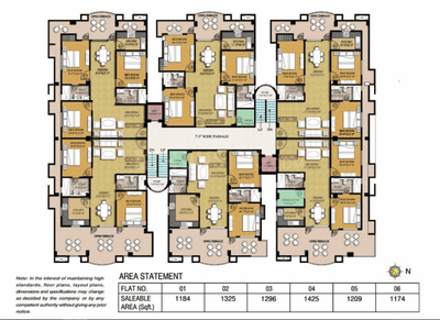 Project Image of 694.0 - 2202.0 Sq.ft 1 BHK Apartment for buy in Mundeshwari Terrace Gardenia