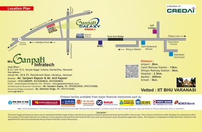 Project Image of 805.0 - 1901.0 Sq.ft 2 BHK Apartment for buy in Ganpati Galaxy Phase 1