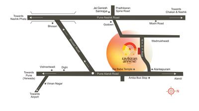 Project Image of 910 Sq.ft 2 BHK Apartment / Flat for sale in Charholi Budruk for Rs. 6200000