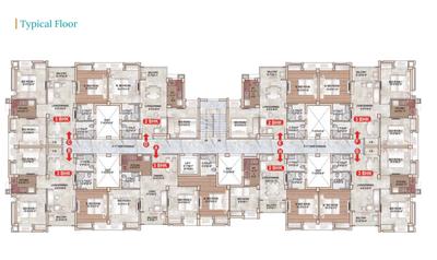 Project Image of 740.0 - 1095.0 Sq.ft 2 BHK Apartment for buy in Mayfair Smart City Santorini
