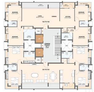 Project Image of 780.17 - 1518.79 Sq.ft 3 BHK Apartment for buy in Mahavir Amidhara